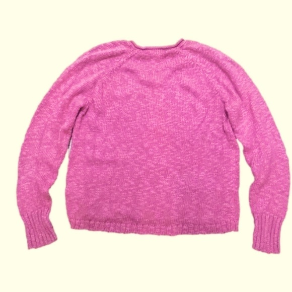 CHAPS pullover pink sweater ~ Size XL - Picture 3 of 5